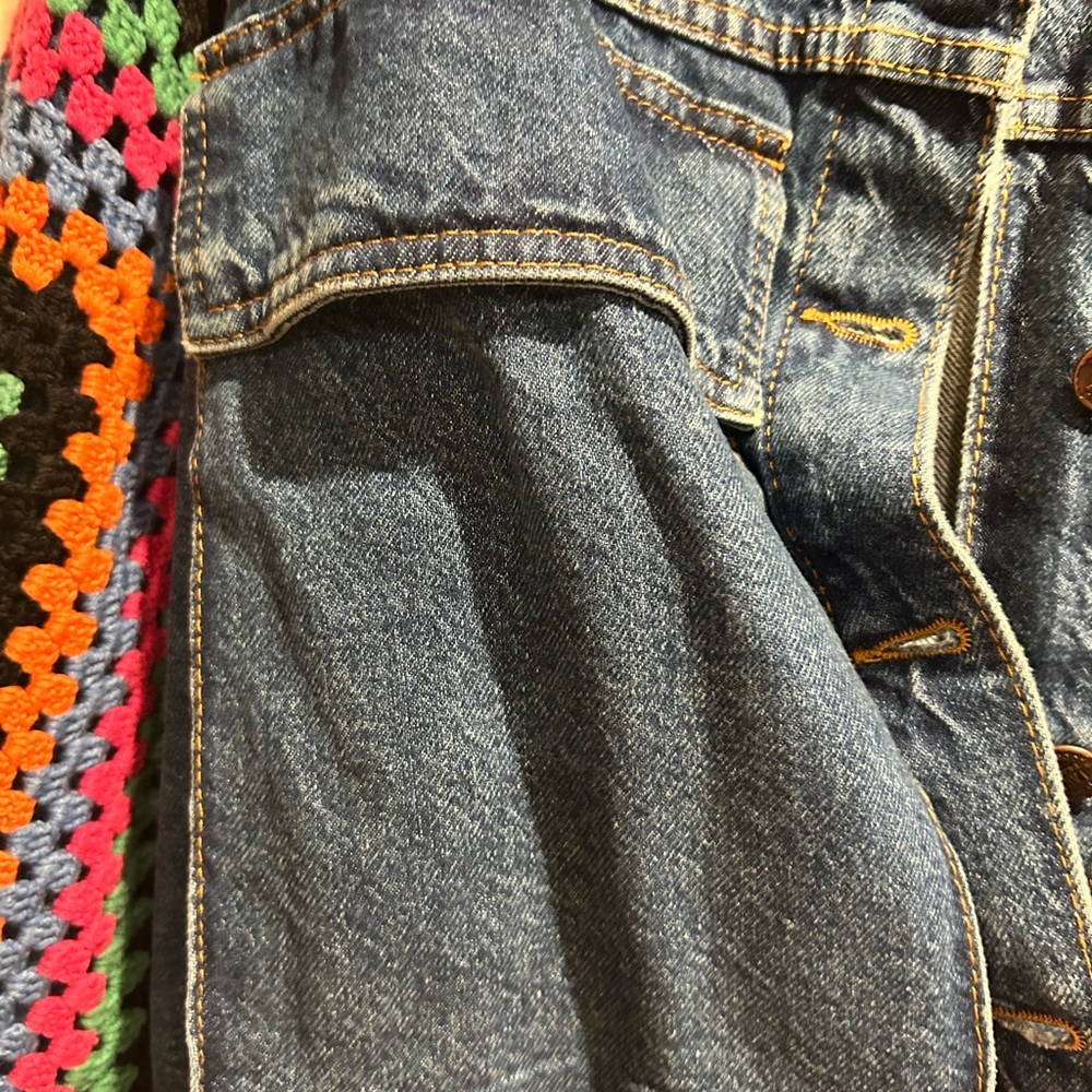FARM Rio Denim Blue Crochet Jacket - Picture 8 of 12